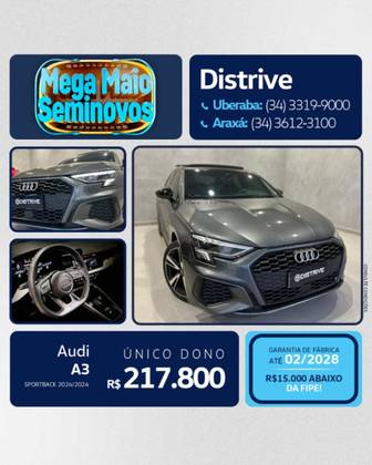 AUDI A3 2.0 40 TFSI MHEV SPORTBACK PERFORMANCE BLACK S-TRONIC
